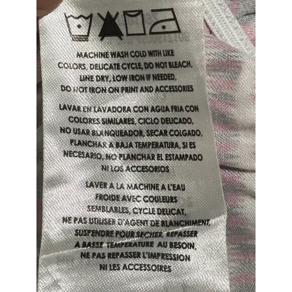 Wrangler Womens Retro Off-Shoulder Boho Top White Pink & Black Size Small - Picture 10 of 14